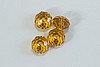 4pc GORGEOUS SPARKLY No 5040 8mm DONUT TOPAZ SWAROVSKI CRYSTAL BEADS